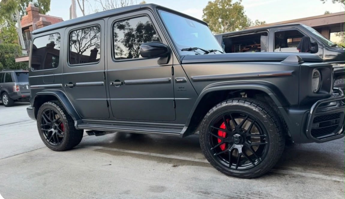 Matte Mercedes G-Wagon after ceramic coating